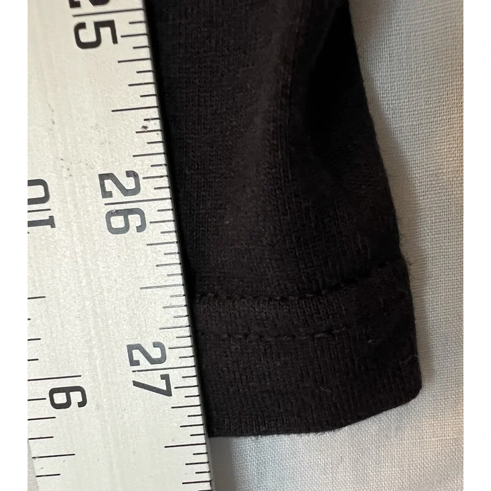 HARROD'S Black Shirt Knightsbridge Westie Terrier Dog Puppy Vintage 90s Size M - Picture 6 of 7